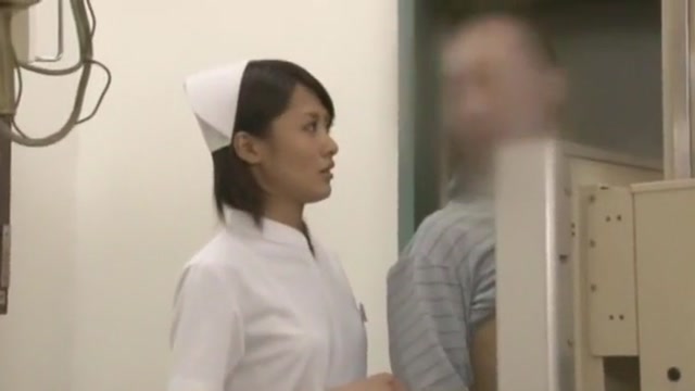 Exotic Japanese chick Nao Yoshizaki in Crazy Handjob, Nurse JAV movie
